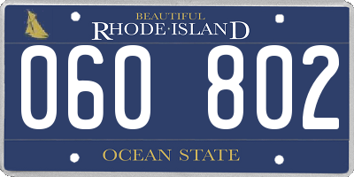 RI license plate 060802