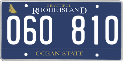 RI license plate 060810