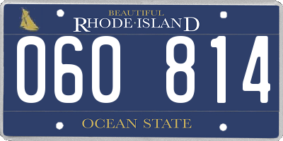 RI license plate 060814