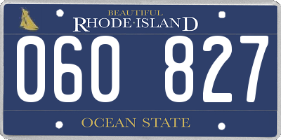 RI license plate 060827