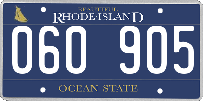 RI license plate 060905