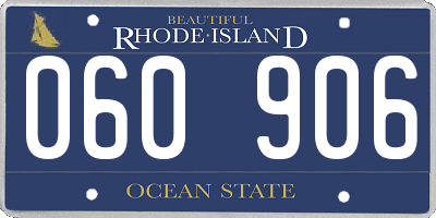 RI license plate 060906