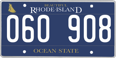 RI license plate 060908