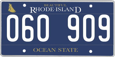 RI license plate 060909