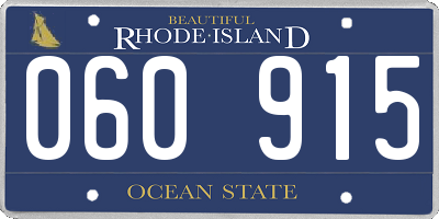 RI license plate 060915