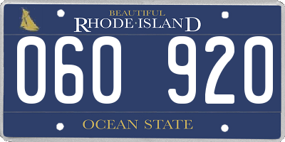 RI license plate 060920