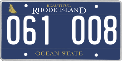 RI license plate 061008
