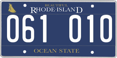 RI license plate 061010