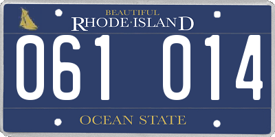 RI license plate 061014