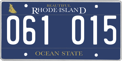 RI license plate 061015