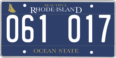RI license plate 061017