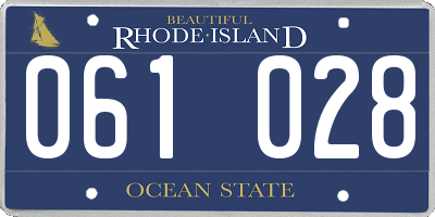 RI license plate 061028