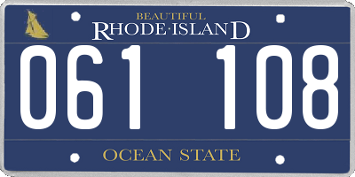 RI license plate 061108