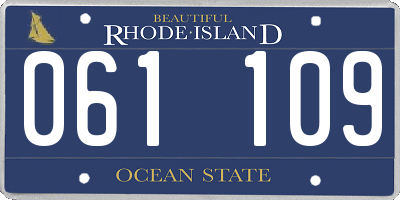 RI license plate 061109