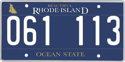 RI license plate 061113