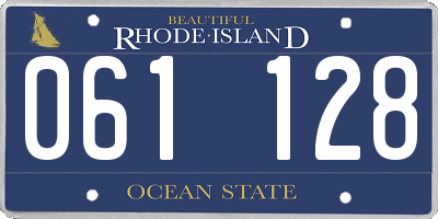 RI license plate 061128