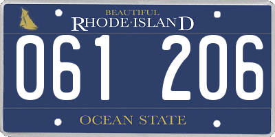RI license plate 061206