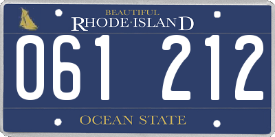 RI license plate 061212