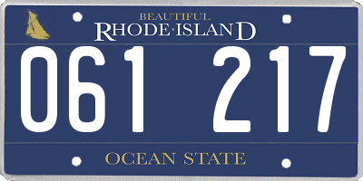RI license plate 061217