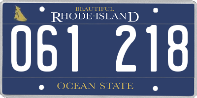 RI license plate 061218