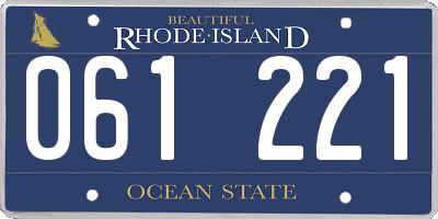 RI license plate 061221