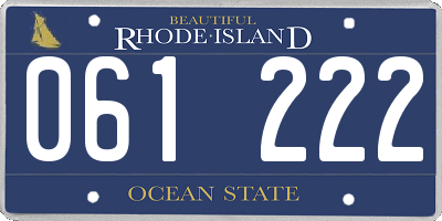 RI license plate 061222