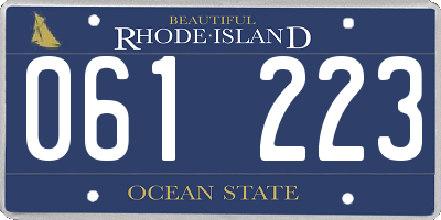 RI license plate 061223