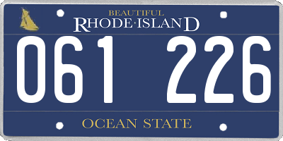 RI license plate 061226