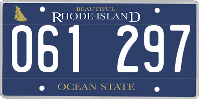 RI license plate 061297