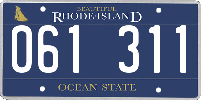 RI license plate 061311