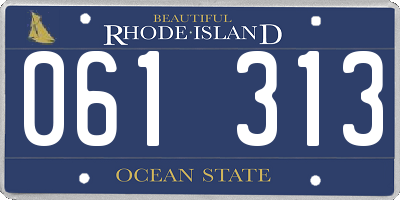 RI license plate 061313