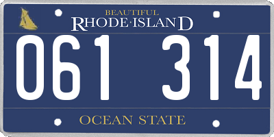 RI license plate 061314
