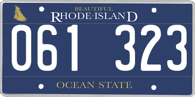 RI license plate 061323