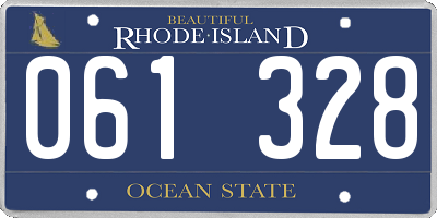 RI license plate 061328
