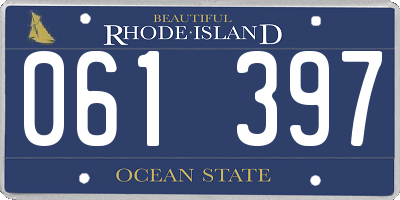 RI license plate 061397