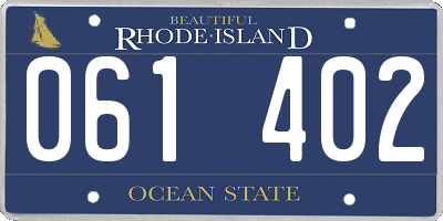 RI license plate 061402