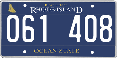RI license plate 061408
