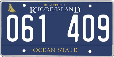 RI license plate 061409