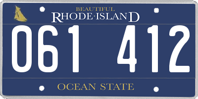 RI license plate 061412