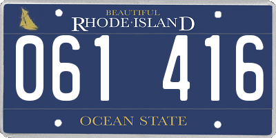 RI license plate 061416
