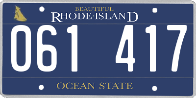 RI license plate 061417