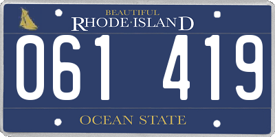 RI license plate 061419