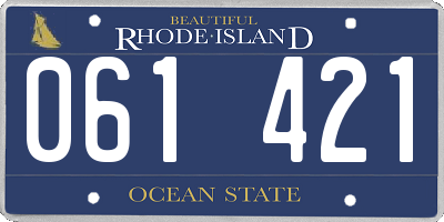 RI license plate 061421