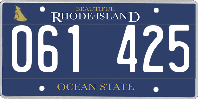 RI license plate 061425