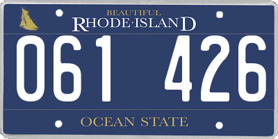 RI license plate 061426