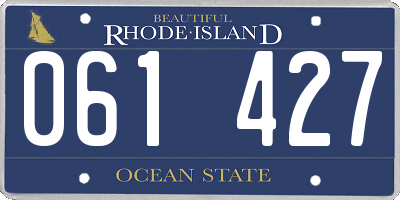 RI license plate 061427