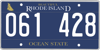 RI license plate 061428