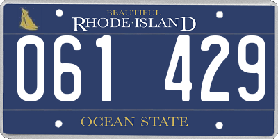 RI license plate 061429