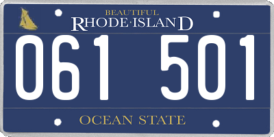 RI license plate 061501