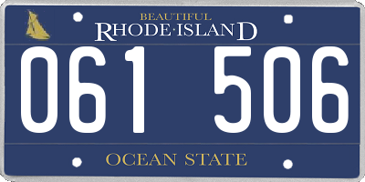 RI license plate 061506